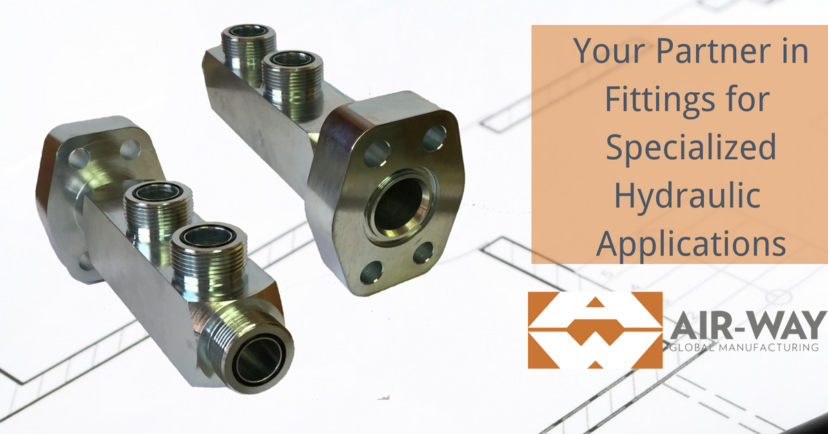 Air-Way Manufacturing Custom Hydraulic fittings 